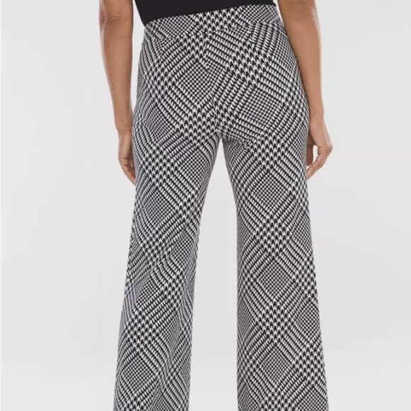 *NWT* CHICO'S DUBLIN FULL LEG BLACK & WHITE HOUNDSTOOTH PANTS_2.5R (Large)_$99 - Picture 3 of 4